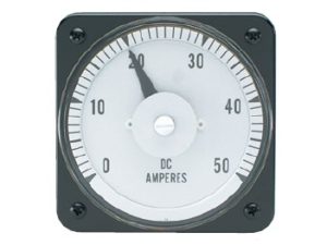 Messbereich AC 0 3 A Runde Analog Panel Meter Current Ammeter Gauge schwarz