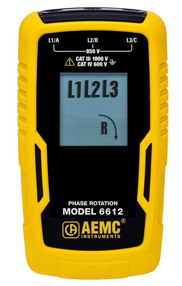AEMC-6612 | Weschler Instruments AEMC Phase & Motor Rotation Meter