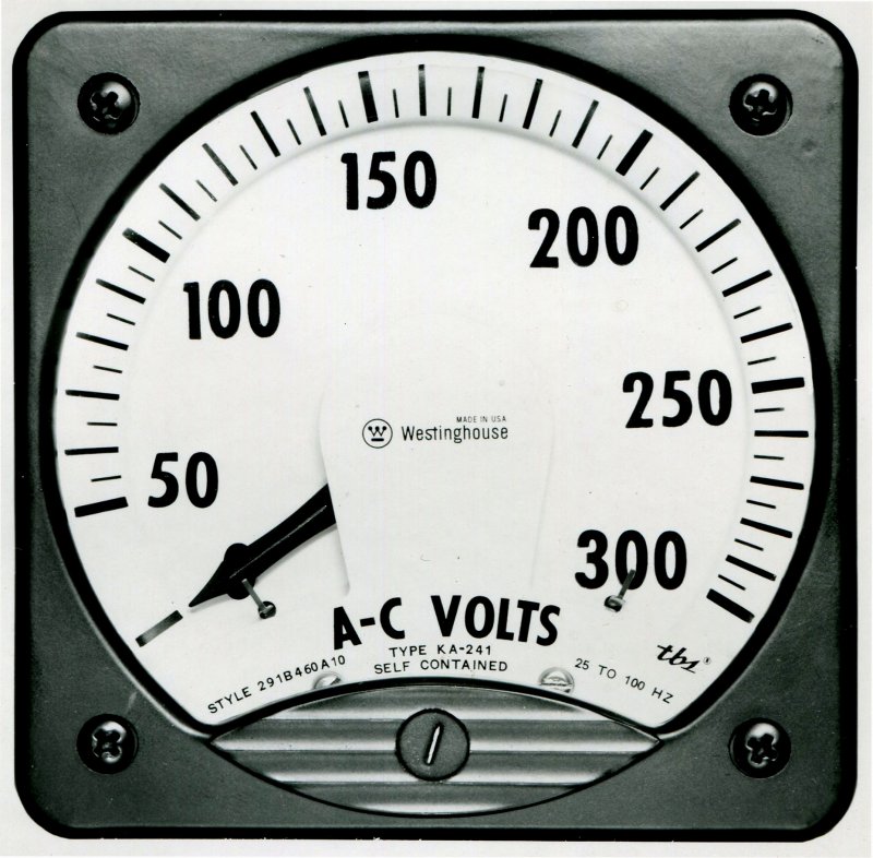HUA Brand Classic Analog Marine Grade Volt Meter/Gauge 0 to 150 volts AC
