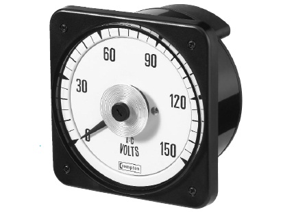 Crompton Instruments 012/013 Saxon Analog Panel Meters - DC Volt Meters