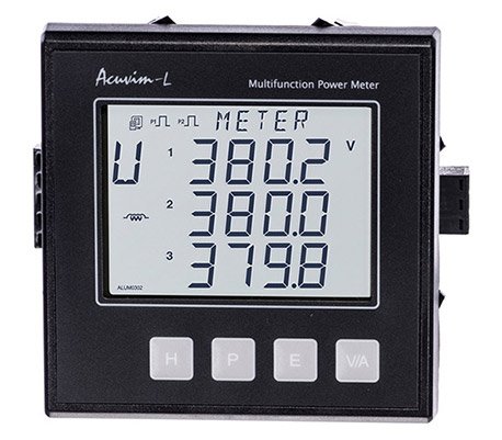 100-415VAC 50-60Hz AccuEnergy Acuvim-KL-D-5A-P1 Multifunction LCD Power Meter 