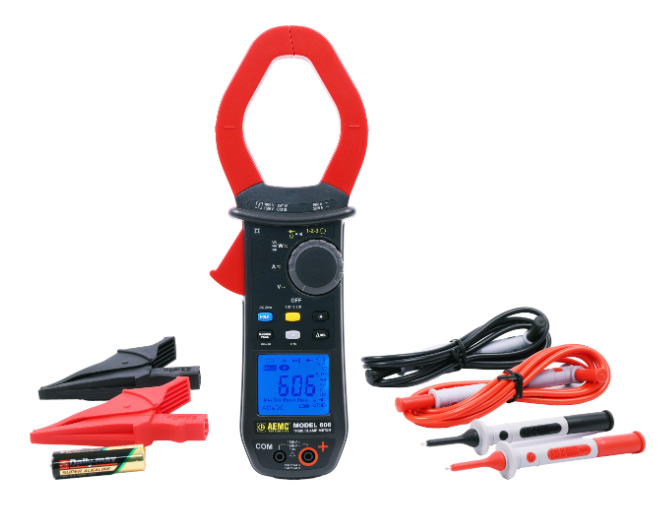 AEMC-606 | Weschler Instruments Clamp-On Meters - AEMC Model 404 & 606