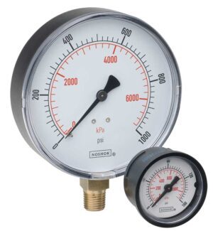 100 Series Dry Pressure Gauges- Noshok