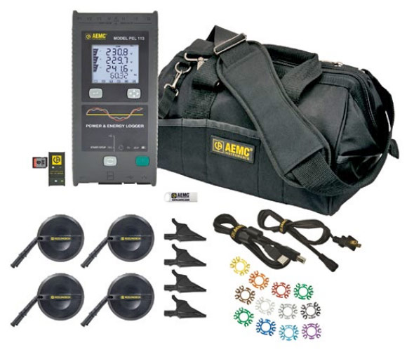 PEL113-included | Weschler Instruments AEMC Energy Loggers